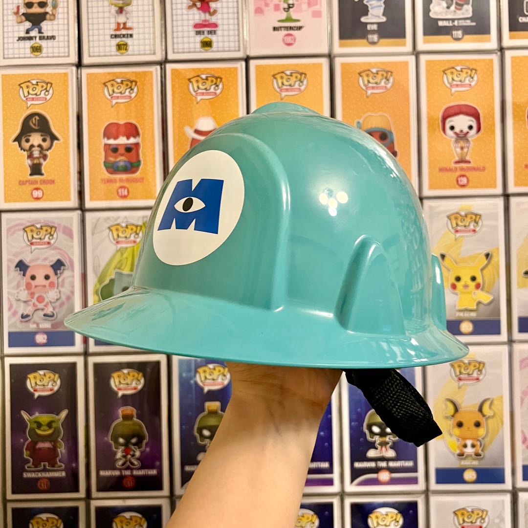 Monsters Inc. University Disney Pixar Blue Hard Hat, Hobbies & Toys