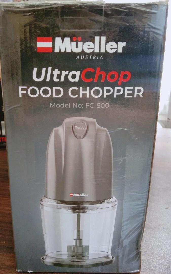 Mueller Ultra chop food chopper 110V (Category: Juicers, Blenders & Grinders) located in Rizal. Submitted by TheSweetSpotShoppe (Listing ID 1165495391, Image 2). Description: •Compact yet powerful food chopper Ideal for fruits, vegetables, herbs, meats, fish or nuts and more. •Can be used with 110V wattage.