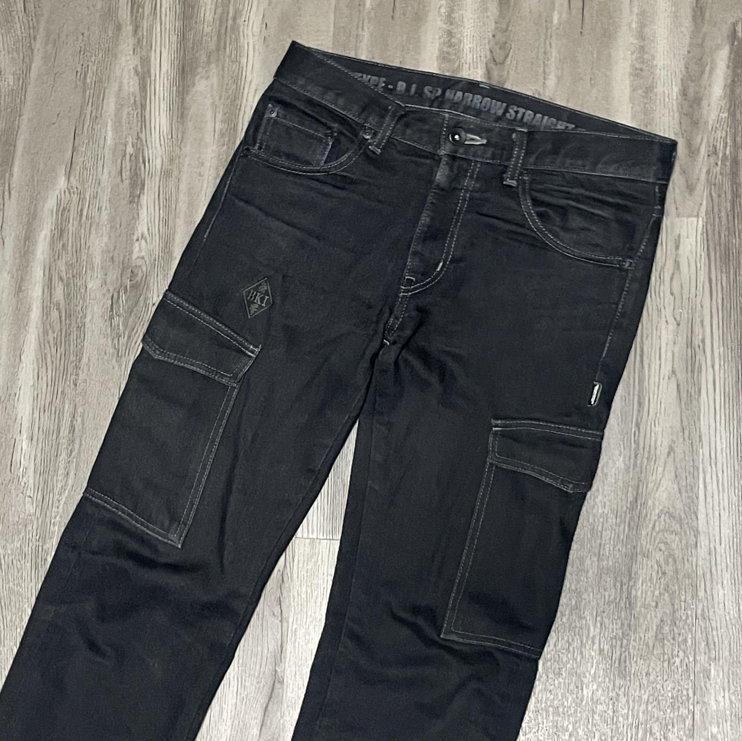 Cargo Pants Black Icon Jeans Neighborhood Black Icon Rigid SP 