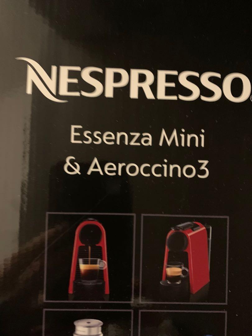 Nespresso Essenza Mini & Aeroccino 3 + free descaling kit, TV & Home