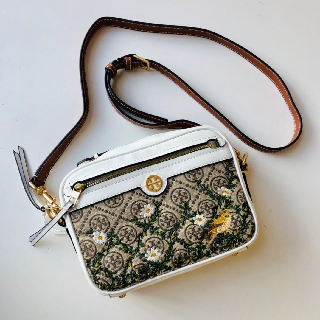 Original coach Tory Burch monogram canera sling bag handbag floral, Luxury,  Bags & Wallets on Carousell
