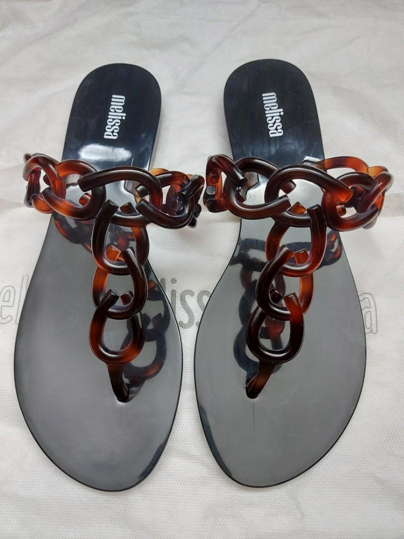 Melissa big 2025 chain flip flop