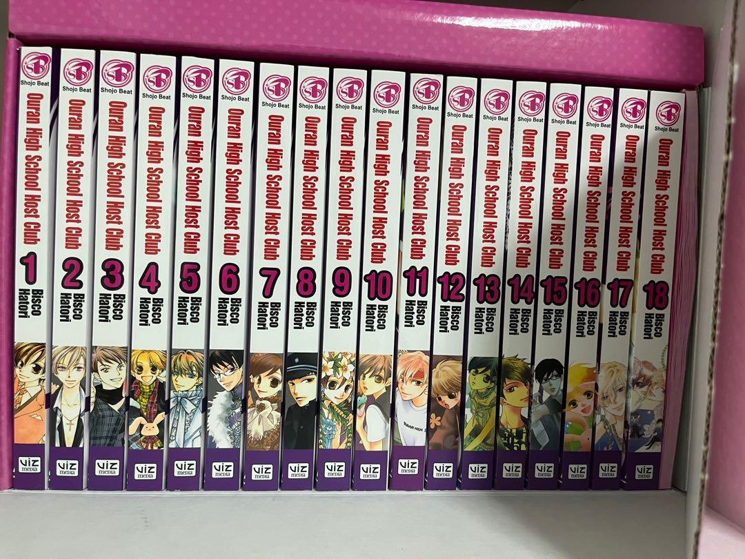 Ouran Highschool Host Club Manga Complete Box Set Vol 1-18, Hobbies - Ouran Highschool Host Club Manga Set English