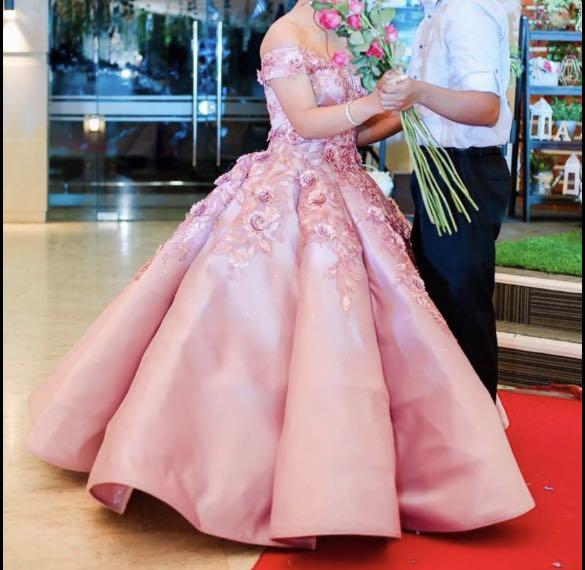 Pastel outfit for debut sales