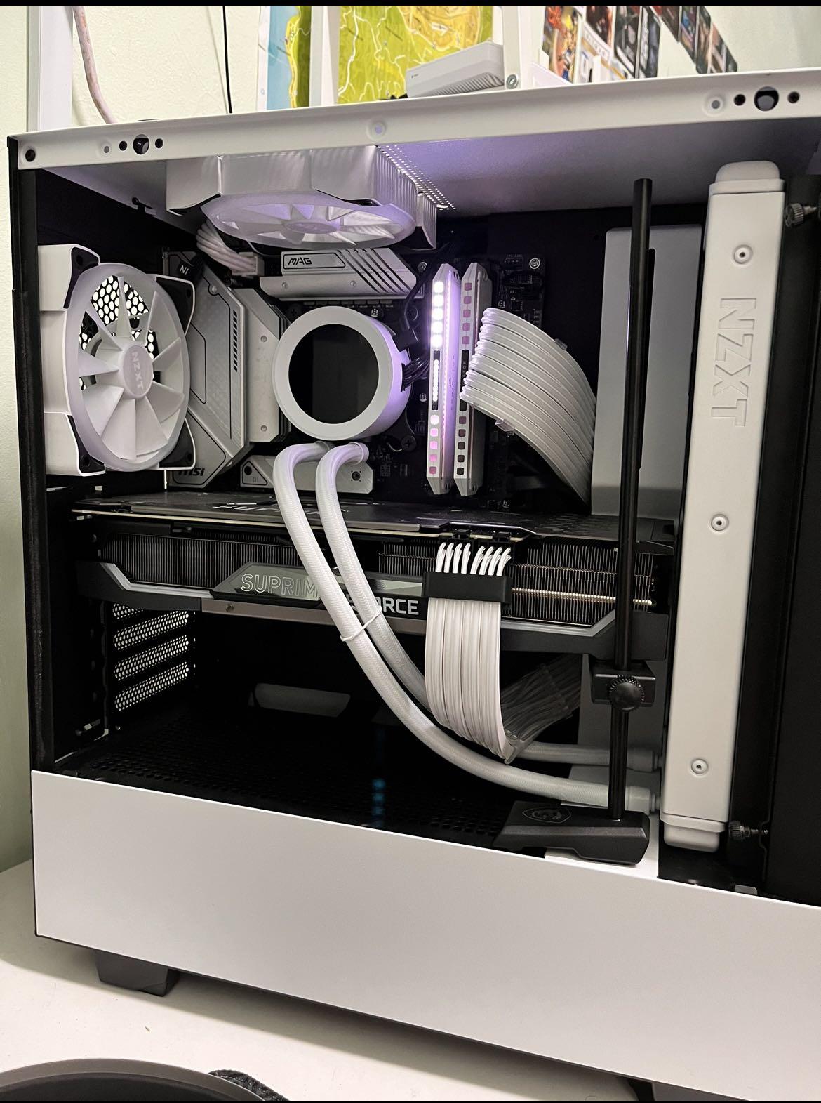 Pc Gaming White + Black Theme, Computers & Tech, Desktops on Carousell