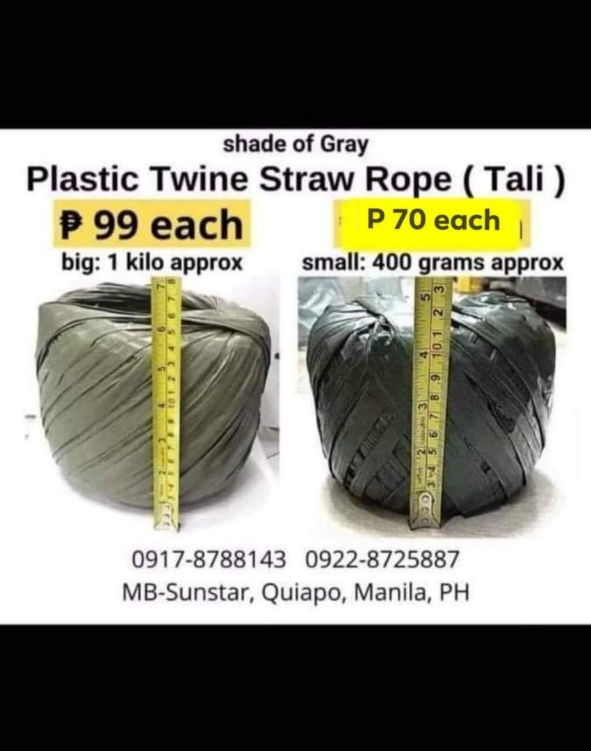PLASTIC TWINE STRAW ROPE TALI PANTALI PANALI PACK HANDLE EASY CARRY