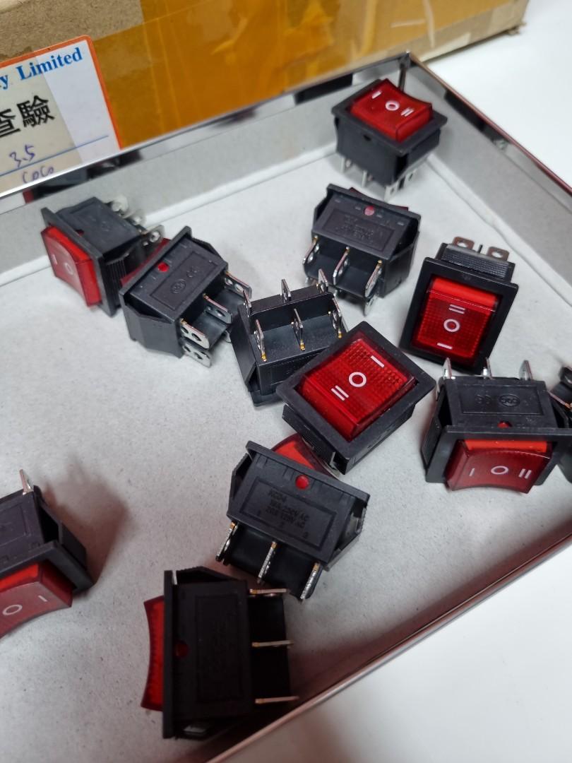 Power switch button (Category: Electrical, Adaptors & Sockets) located in Singapore. Submitted by vincentmatthias (Listing ID 1165443741, Image 1). Description: selling as is price is for per pc.