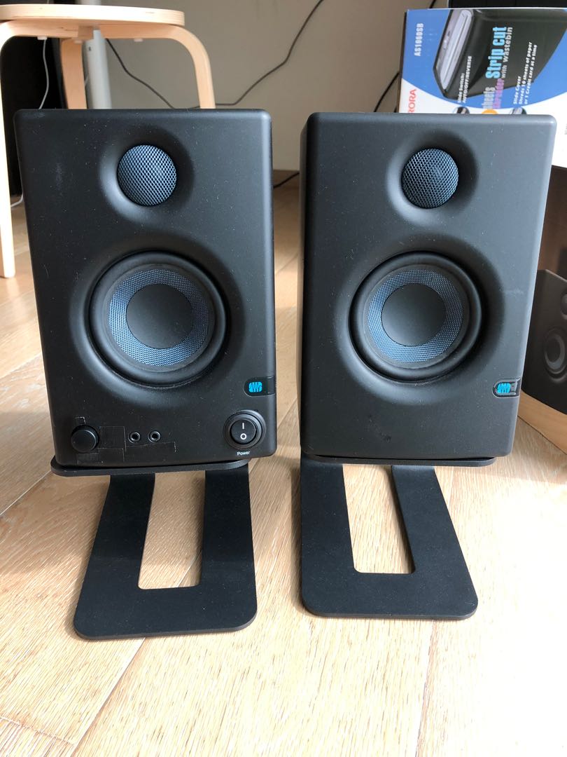 PreSonus Speakers with Bluetooth and stands, Audio, Soundbars, Speakers