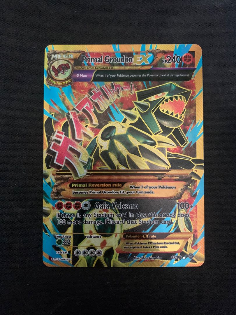 mega groudon card