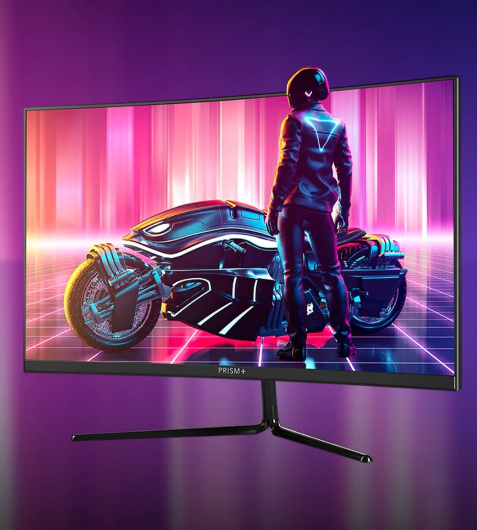 PRISM+ X270 Curved Gaming Monitor 320sgd only!!!, TV & Home Appliances ...