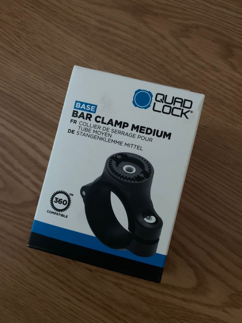 Quad Lock 360 Base Bar Clamp, Motorcycles, Motorcycle Accessories on