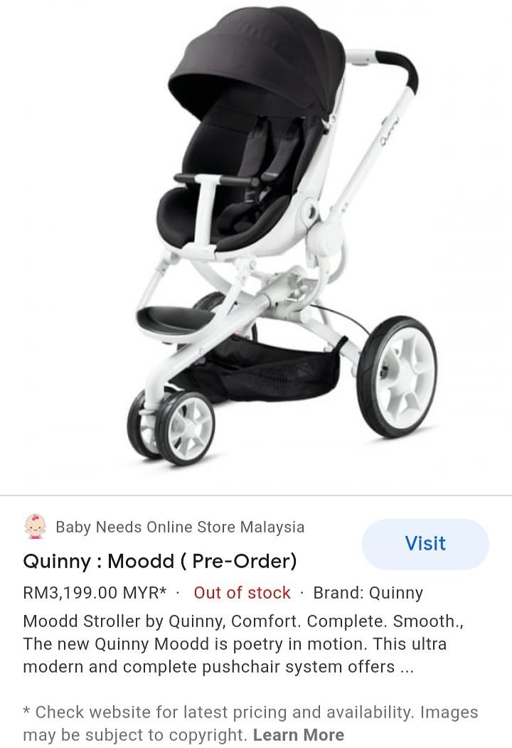 Quinny moodd top stroller black