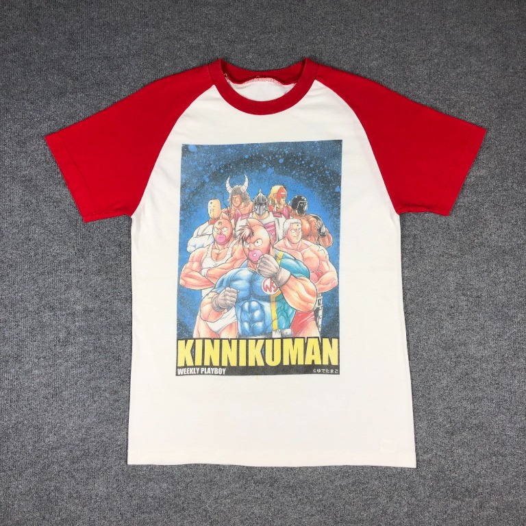 Rare Vintage Kinnikuman T Shirt Raglan Anime Manga Men S Fashion Tops