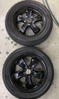 Rim Vespa GTS 12inch with almost new Diablo  Rosso Tyre