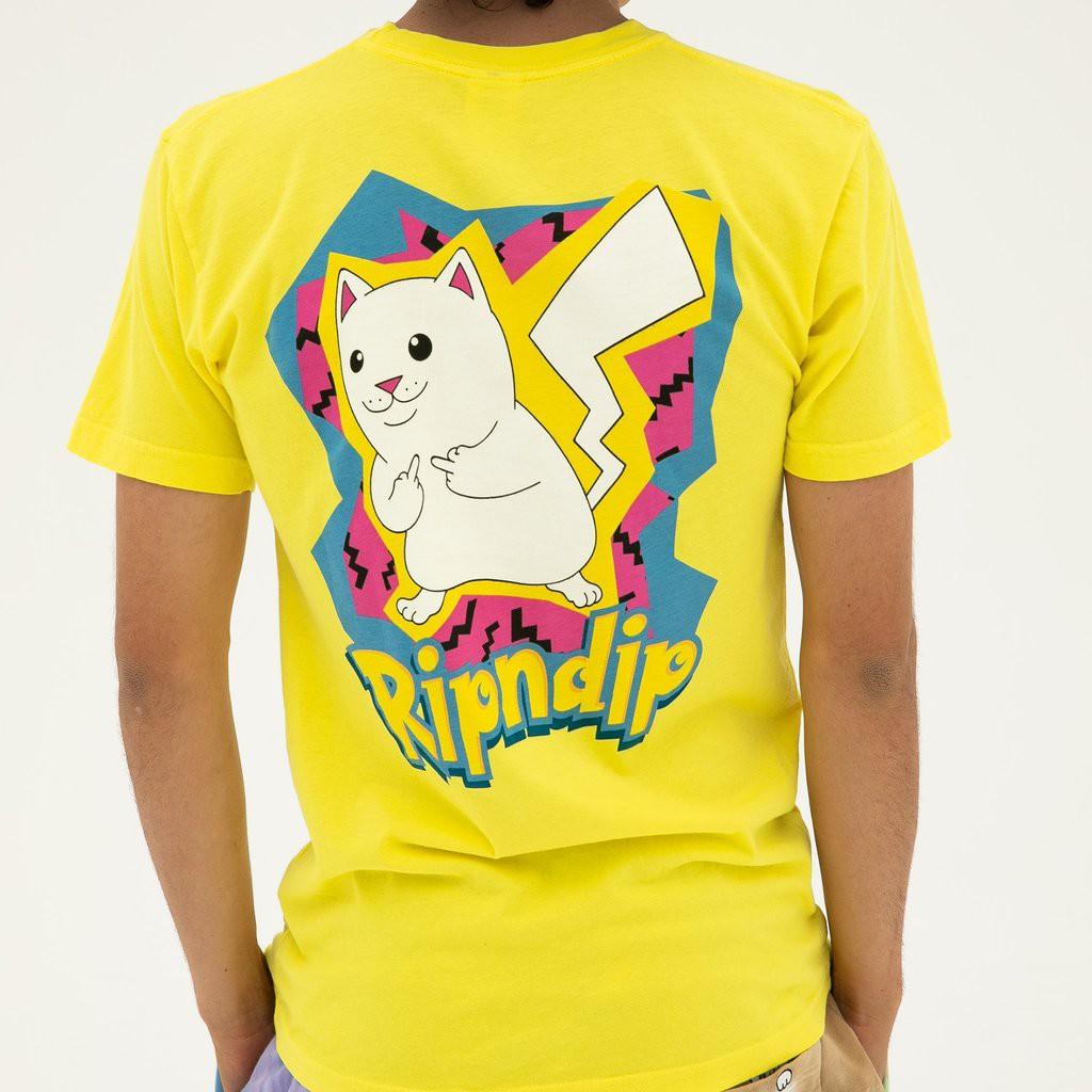 RIPNDIP Catch Em All Shirt (Category: Activewear) located in Quezon City. Submitted by nfh93_____ (Listing ID 1165595192, Image 1). Description: RIPNDIP Catch Em All Shirt *Rare piece 9/10 condition Small on tag Dimensions: 17 width x 26.5 length Hmu.