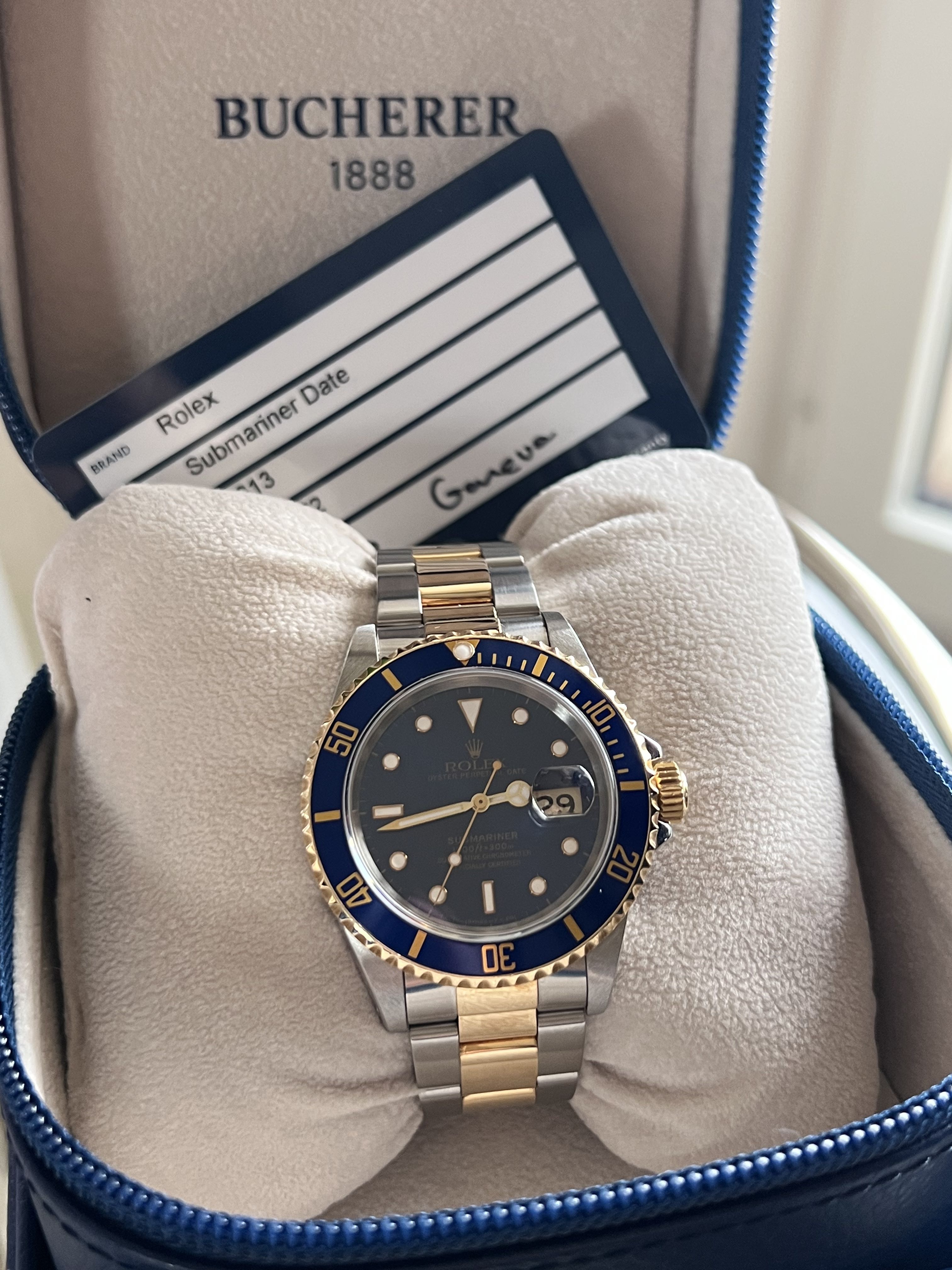 Bucherer hotsell rolex submariner