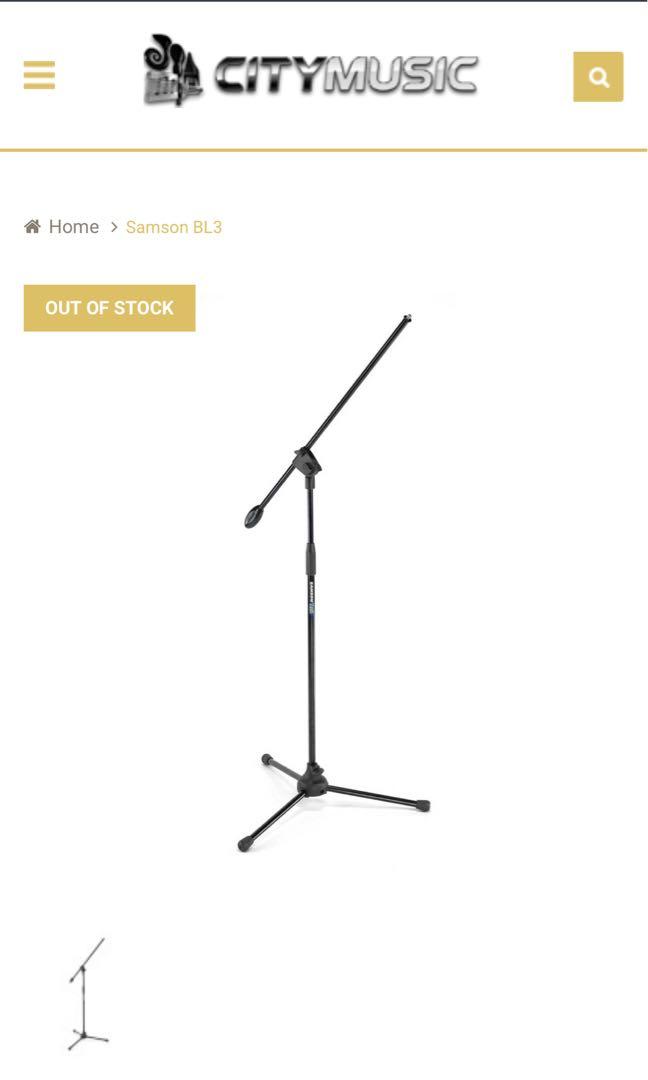 Samson Stand Camera Samson Ultra-light Microphone Boom Stand Camera Stand Phone Stand ...