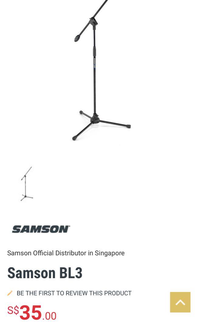 Samson Stand Camera Samson Ultra-light Microphone Boom Stand Camera Stand Phone Stand ...