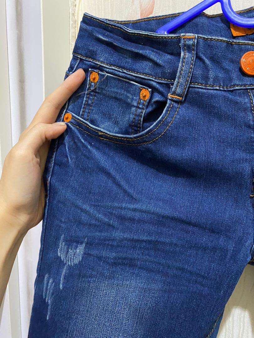 Skinny jeans low waist dark jeans size 