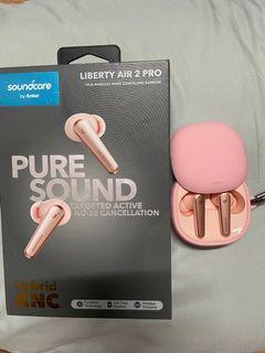 Soundcore liberty air 2 pro pink bluetooth headset