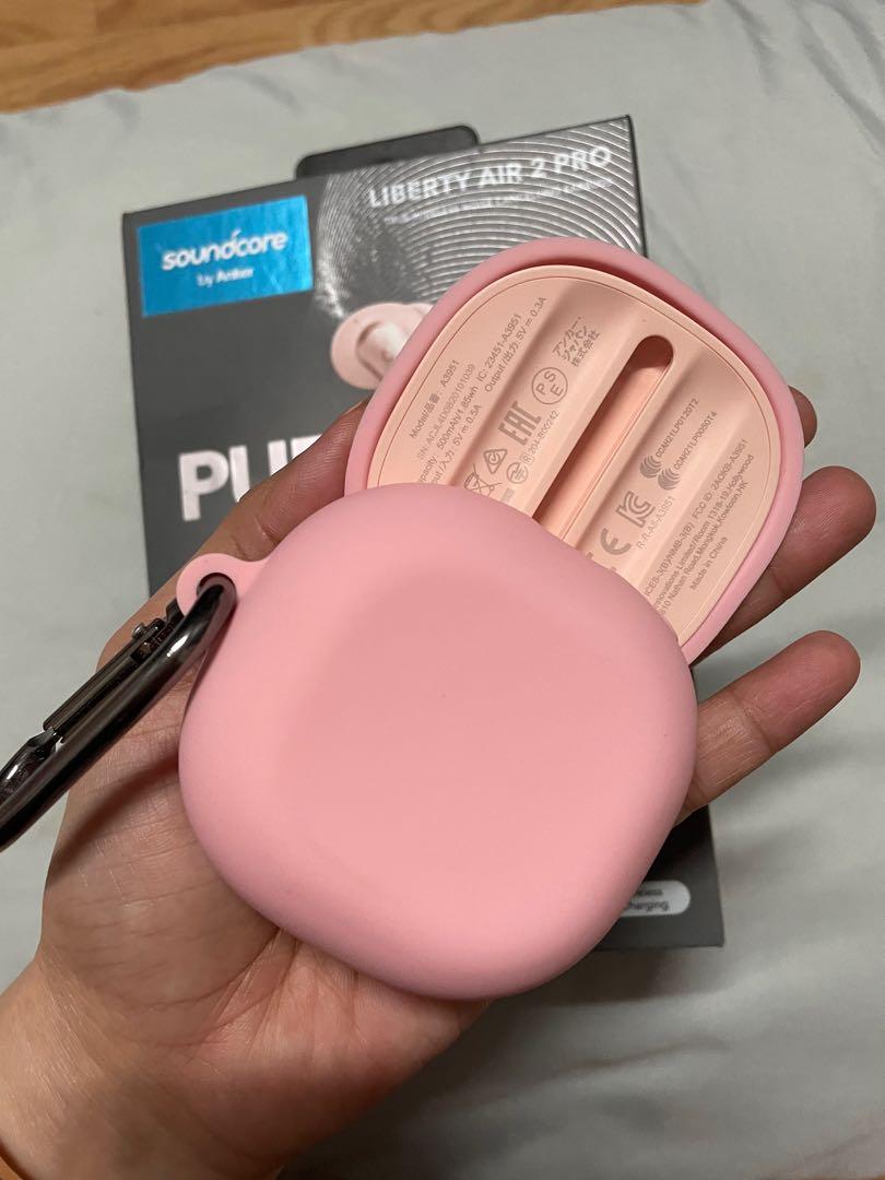 Soundcore liberty air 2 pro pink bluetooth headset (Category: Earphones) located in Manila. Submitted by aneajmik (Listing ID 1165516240, Image 3). Description: Almost new! Free case...