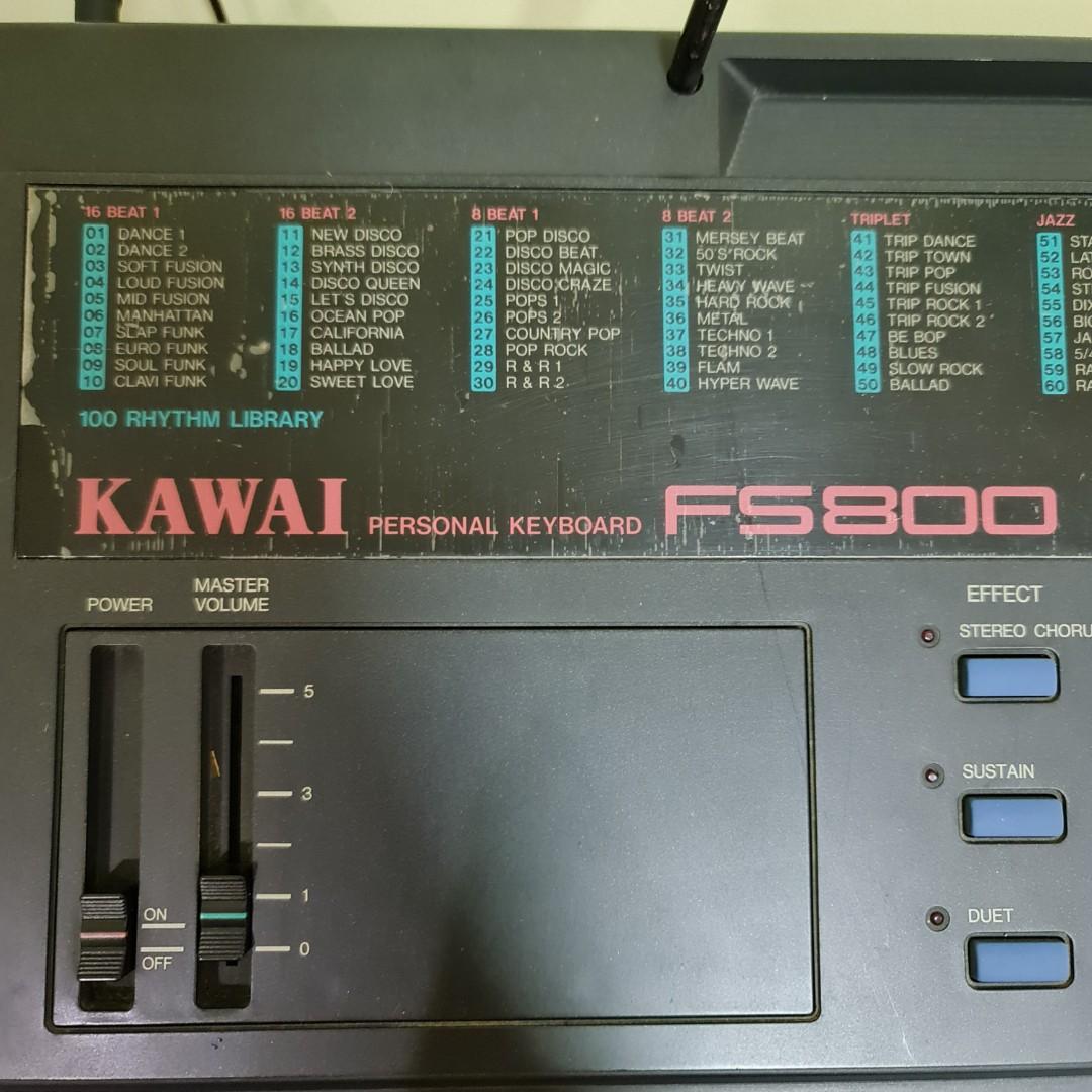Superboard KAWAI Personal Keyboard FS800, Hobbies & Toys, Music & Media
