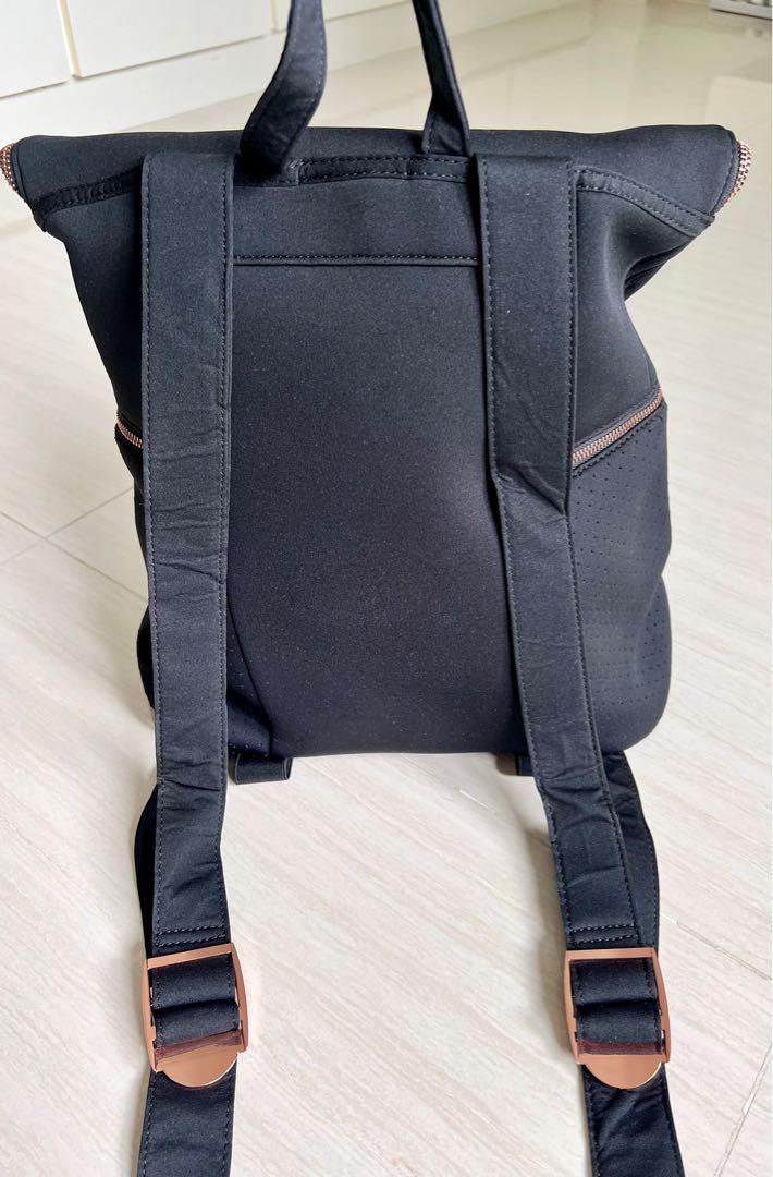 Sweaty Betty, Bags, Nwot Sweaty Betty All Sport Backpack Black Yoga Mat  Strap Scuba Style Fabric