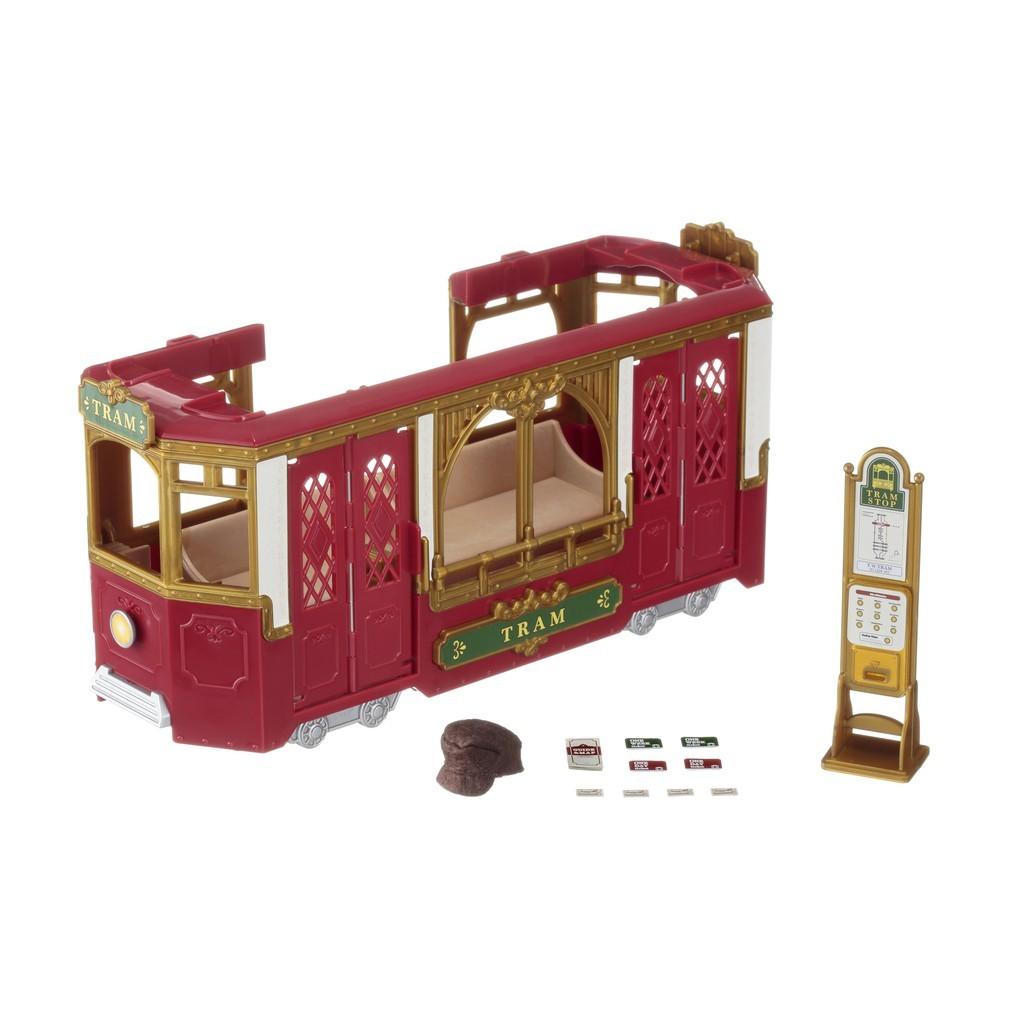 Sylvanian shop families tram