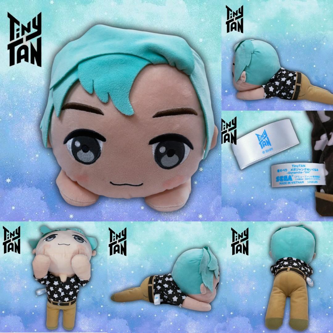 Tiny Tan Mega Jumbo Lying Down Plush Doll (Category: Plushies & Soft Toys) located in Antipolo. Submitted by bhabiegraciefashionlab (Listing ID 1165580917, Image 3). Description: 💜Tiny Tan Inspired By BTS Lying Down Mega Jumbo Sitting Plush Doll (Japan Exclusive) ✨Dynamite Version - Measures Approximately 30 cm 📌RM (No Papertag, Good as New) 📌Jhope (Brand New with PaperTag) ✨MIC Drop Version - Measures Approximately 40 cm 📌RM (Brand New with 
