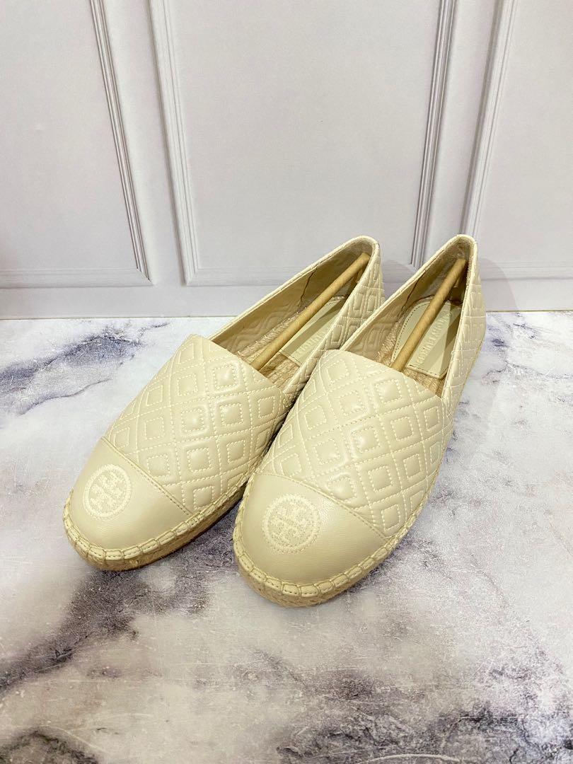 tory burch yellow espadrilles