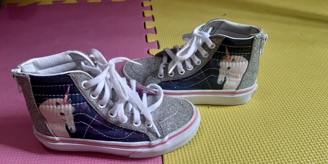 VANS GLITTER UNICORN HIGH TOP SNEAKERS Babies Kids Babies