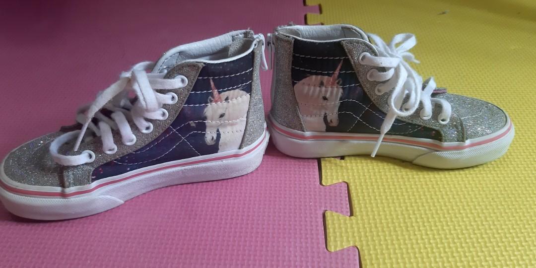 VANS GLITTER UNICORN HIGH TOP SNEAKERS Babies Kids Babies