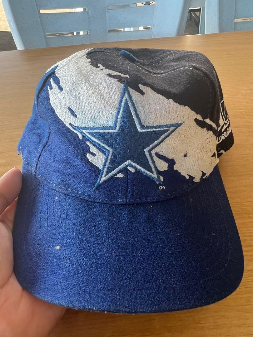 90's Dallas Cowboys Logo Athletic Splash NFL Snapback Hat – Rare VNTG