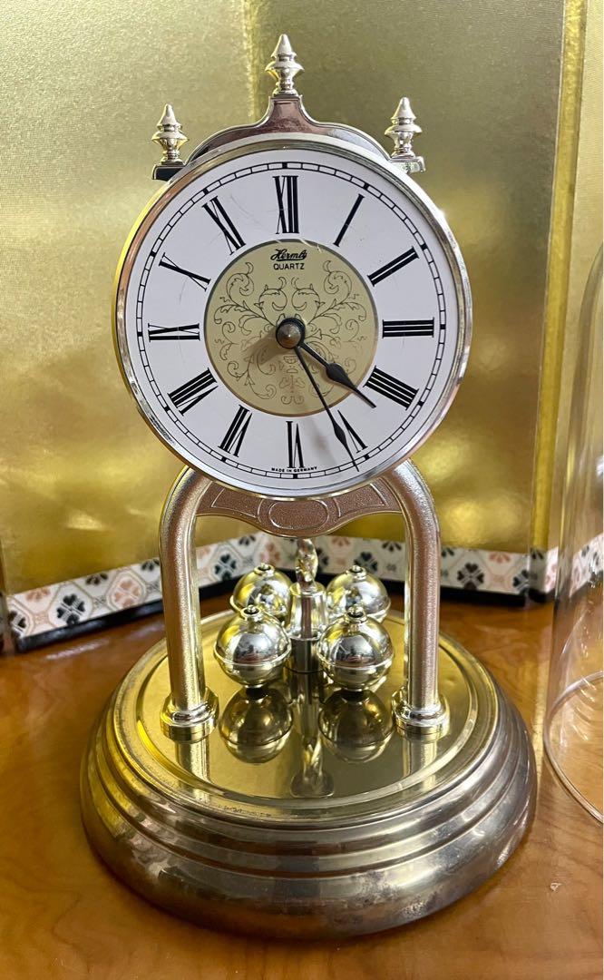 Vintage German " Hermle " Anniversary Quartz Clock Time Working