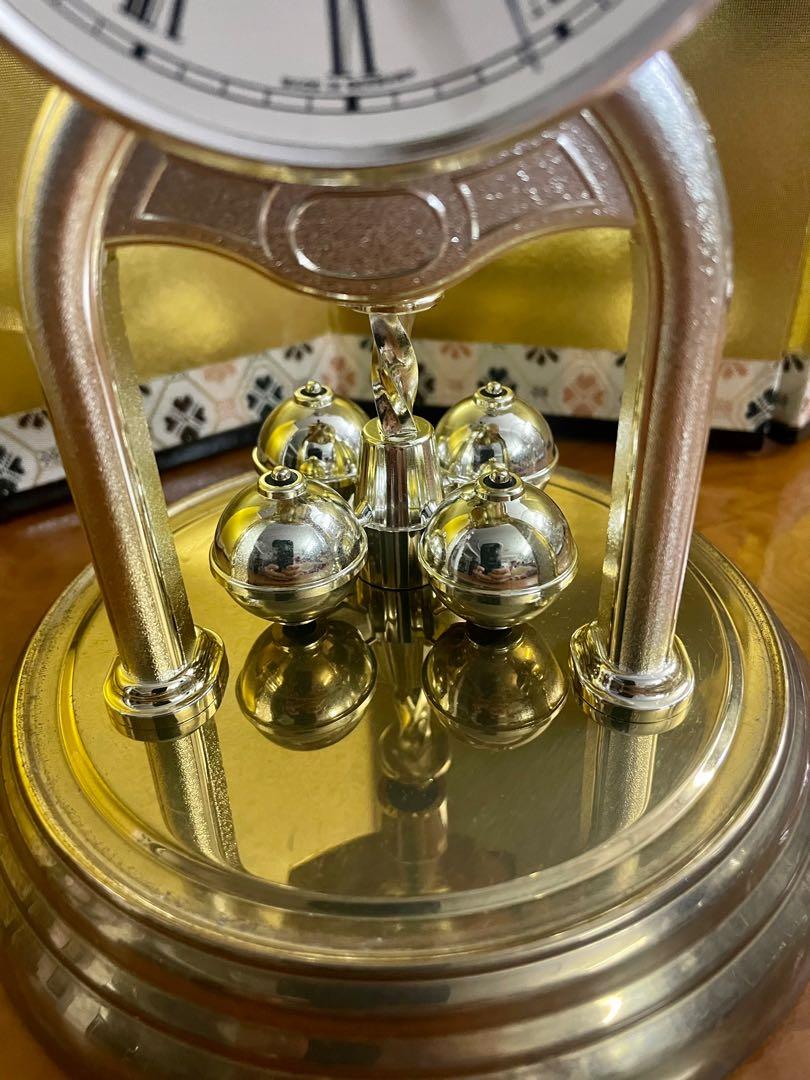 Vintage German " Hermle " Anniversary Quartz Clock Time Working