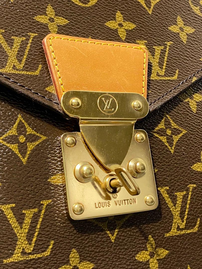 Vintage LV Porte Document Envelope, Luxury, Bags & Wallets on Carousell