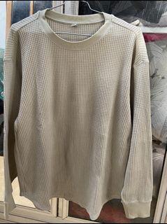 Waffle Uniqlo-Uniqlo waffle-Sweater Uniqlo