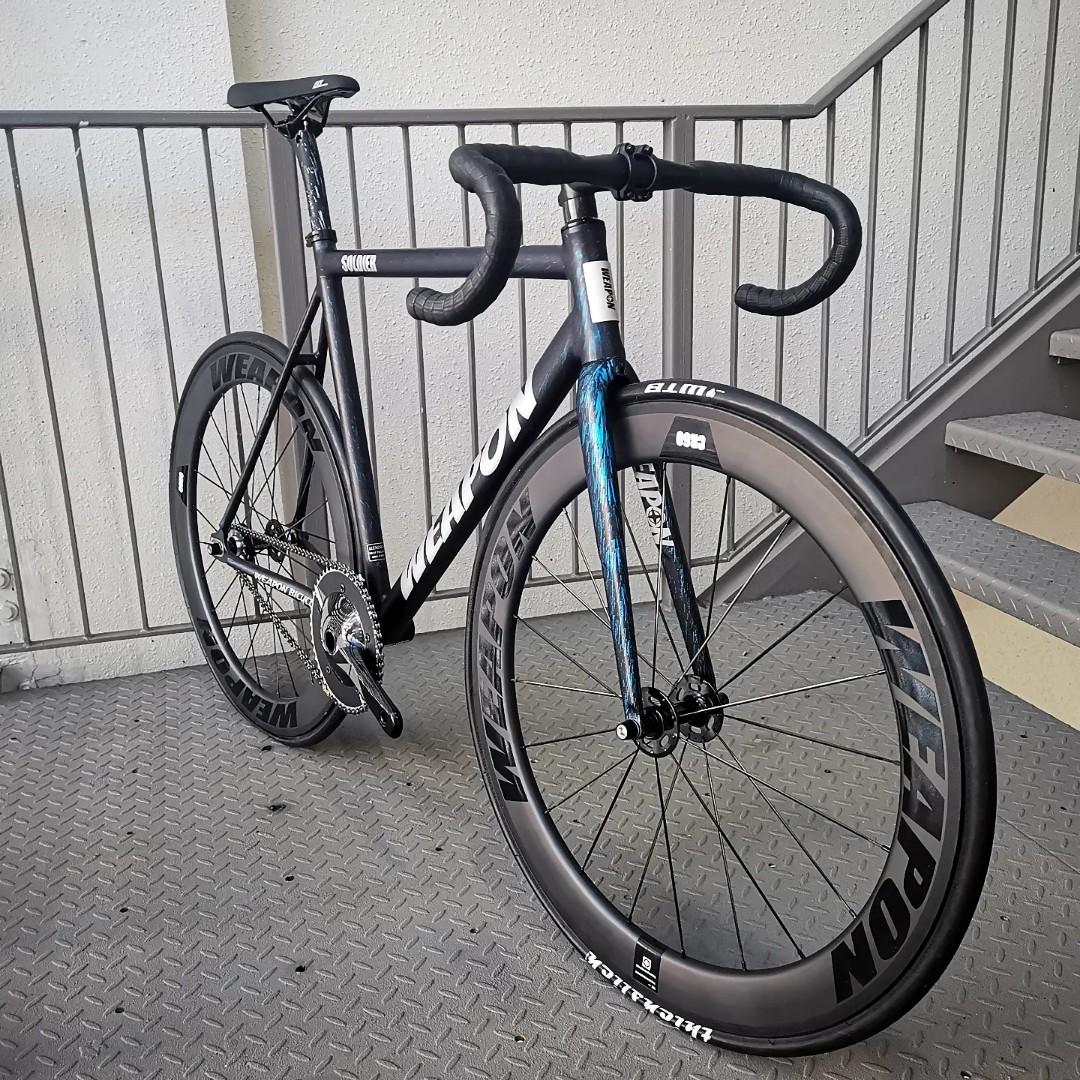 Single speed discount disc frameset