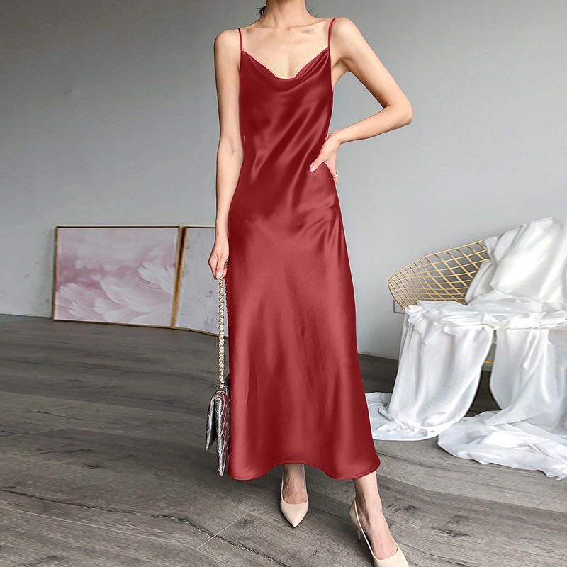 Red cheap slip on
