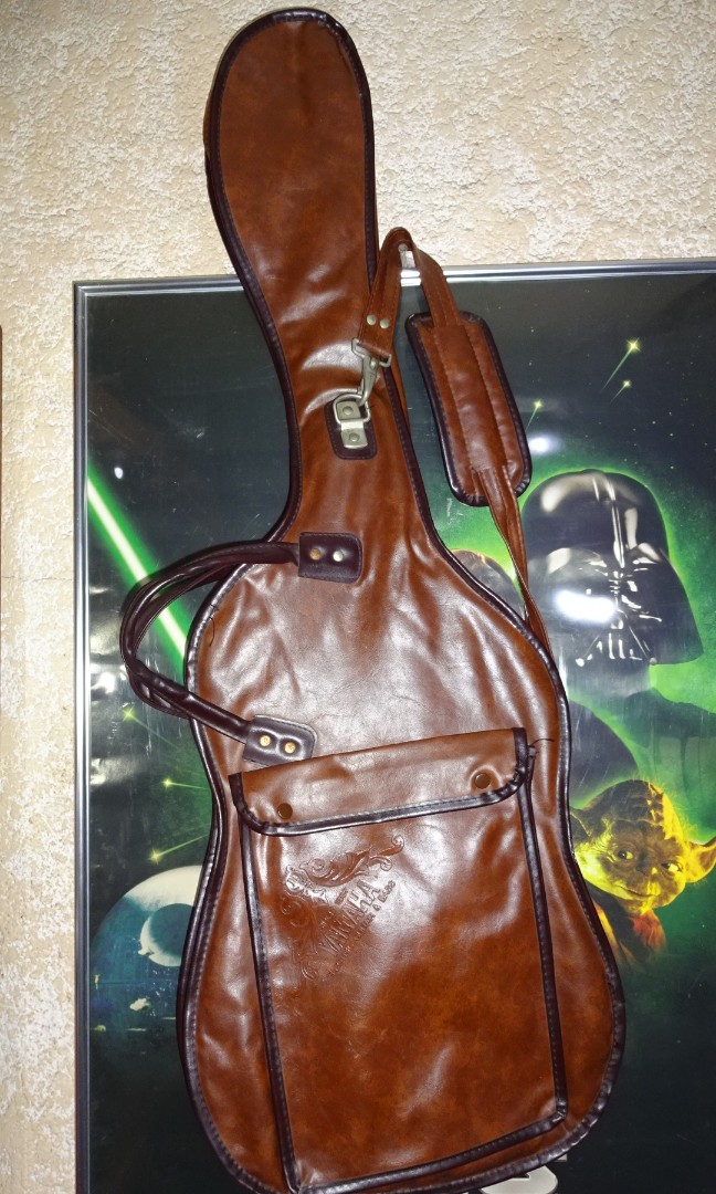 Yamaha Gig Bag (electric / bass guitar) Leather Brown Circa 1980's
