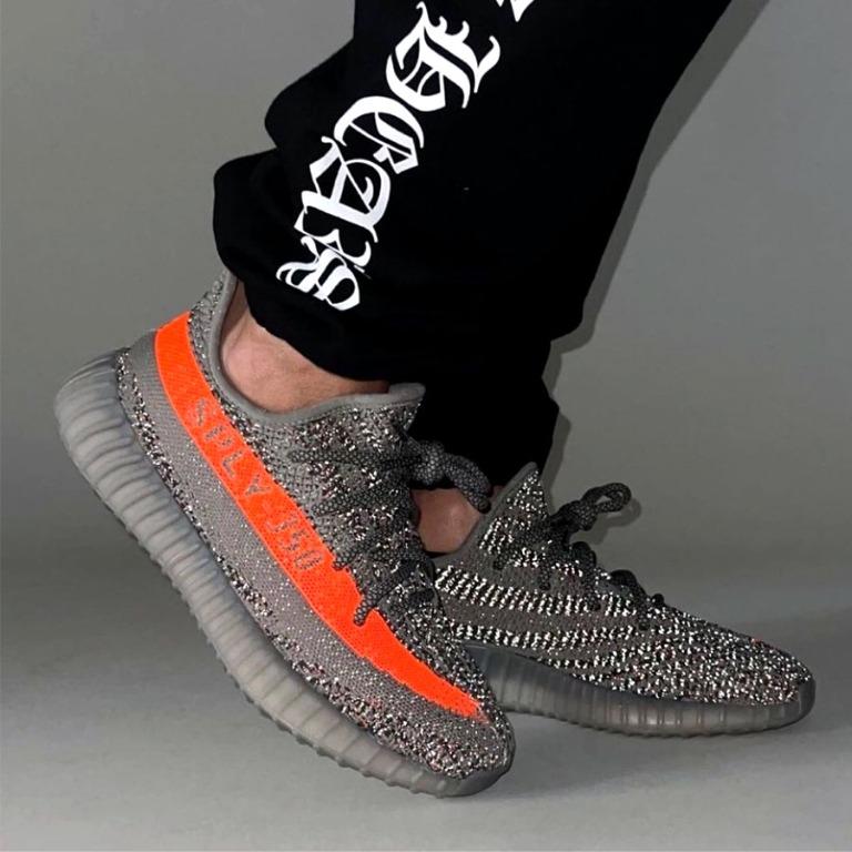 Yeezy 350 v2 Beluga Reflective GW1229 size 38 2/3, Fesyen Wanita, Sepatu di  Carousell
