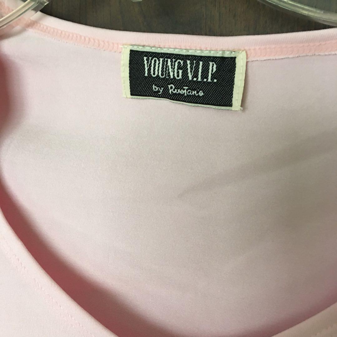 Young VIP Rustans Pink Lycra 3/4 (Category: Blouses) located in Manila. Submitted by thebookclubz (Listing ID 1165479446, Image 2). Description: Rustans New .