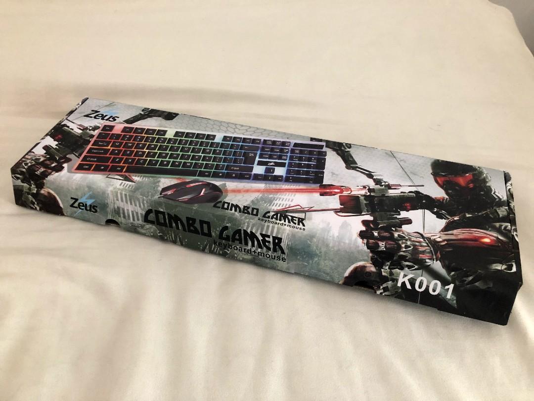 Zeus Keyboard and Mouse K001 (Category: Computer Keyboard) located in Caloocan City. Submitted by cleooo_ (Listing ID 1165463068, Image 1). Description: .