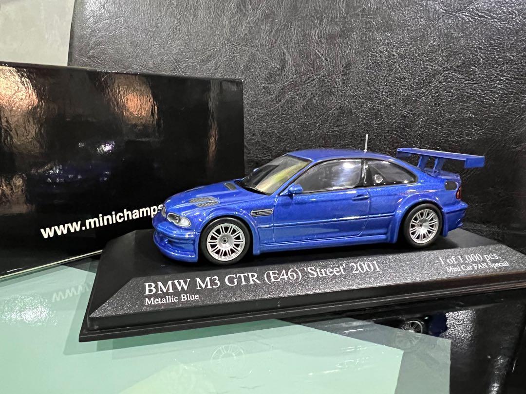 1/43 MINICHAMPS BMW M3 GTR (E46) STREET 2001 (limited 1000pcs 