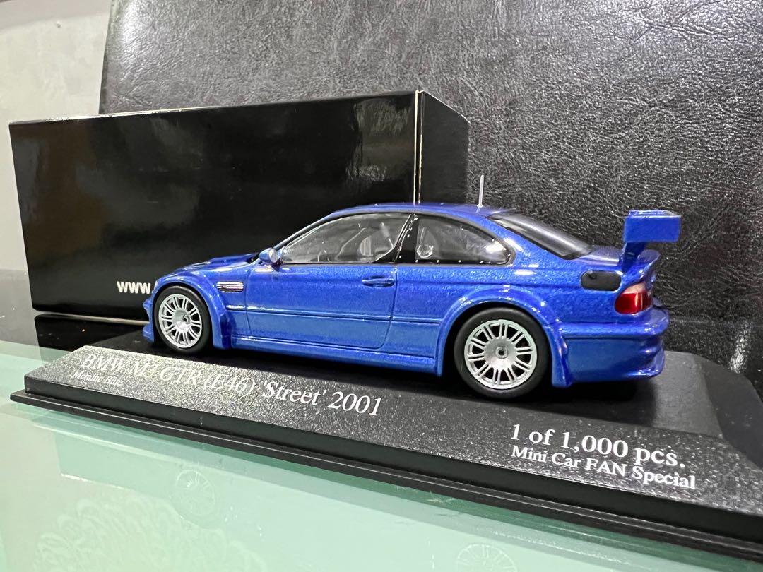 1/43 MINICHAMPS BMW M3 GTR (E46) STREET 2001 (limited 1/43 MINICHAMPS BMW M3 GTR (E46) STREET 2001 (limited