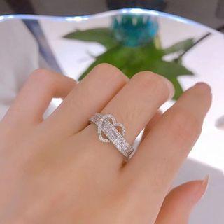 18K白金鑽石戒指 diamond ring