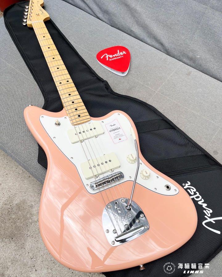 《限量粉色》2021 Fender made in Japan Hybrid II Jazzmaster Flamingo Pink電吉他