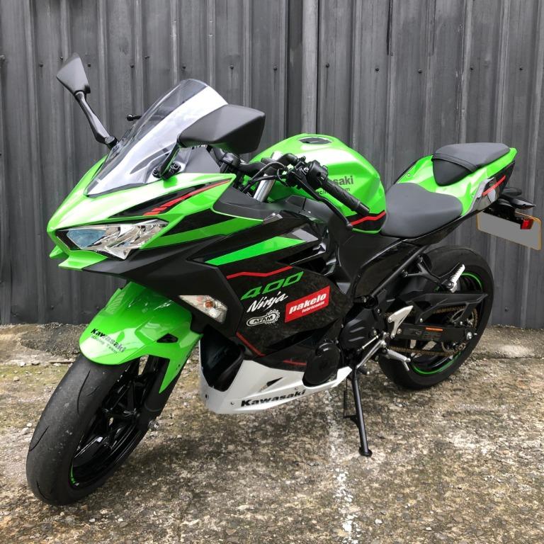售 21 Kawasaki 川崎ninja 400 Abs 忍400 可車換車近全新低里程ninja400 忍者 機車 新古保固在旋轉拍賣