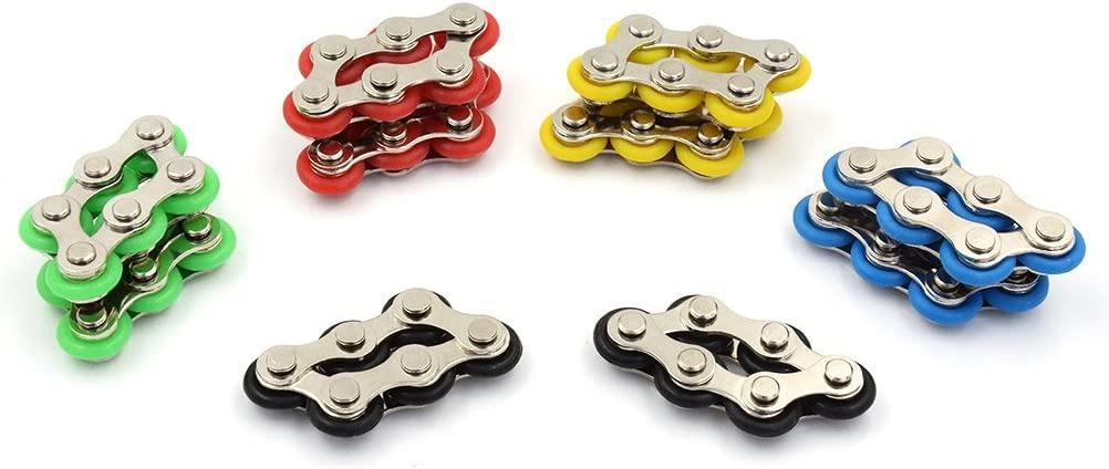 Autism Finger Fun Calming Stress Reducer ADHD Anxiety Fidget Toy Roller Chain 