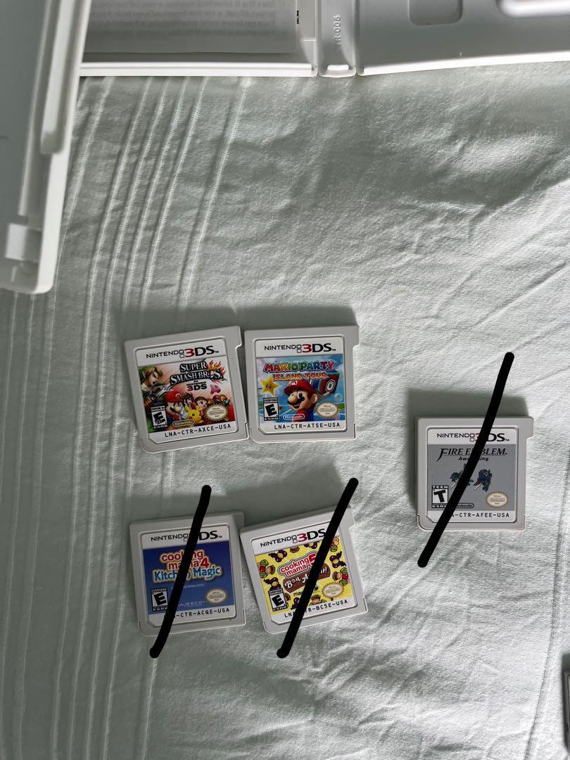 3DS games - cooking mama, Mario, fire emblem, super smash bros, Video Gaming,  Video Games, Nintendo on Carousell